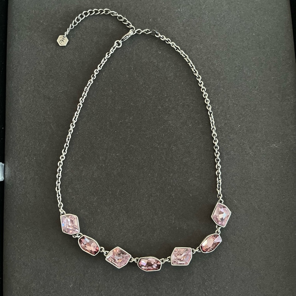 Swarovski Touchstone Crystal Shades of Pink Necklace